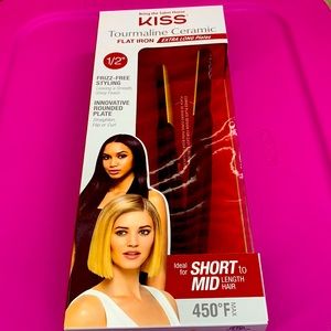 New- NEVER OPENED Tourmaline Ceramic Flat Iron